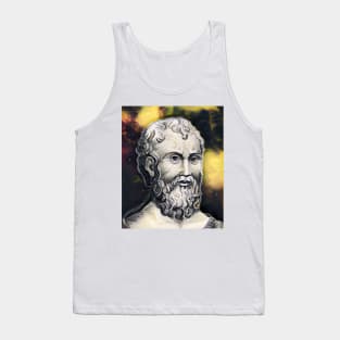 Zeno of Citium Yellow Portrait | Zeno of Citium Artwork 8 Tank Top